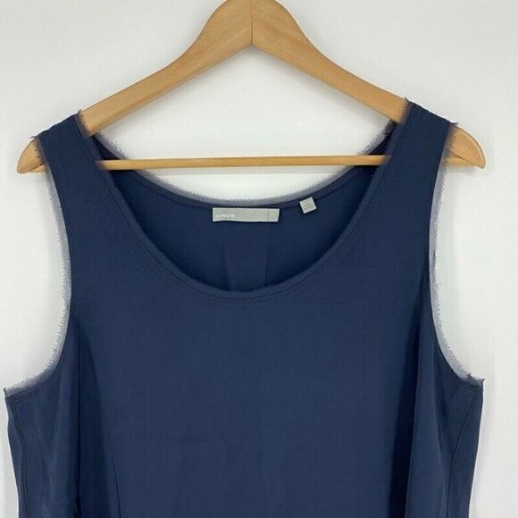 Vince Tank Top Unfinished Edge Scoop - Picture 4 of 7